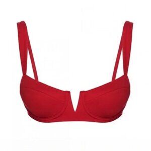 Monday Swimwear Red Clovelly Top